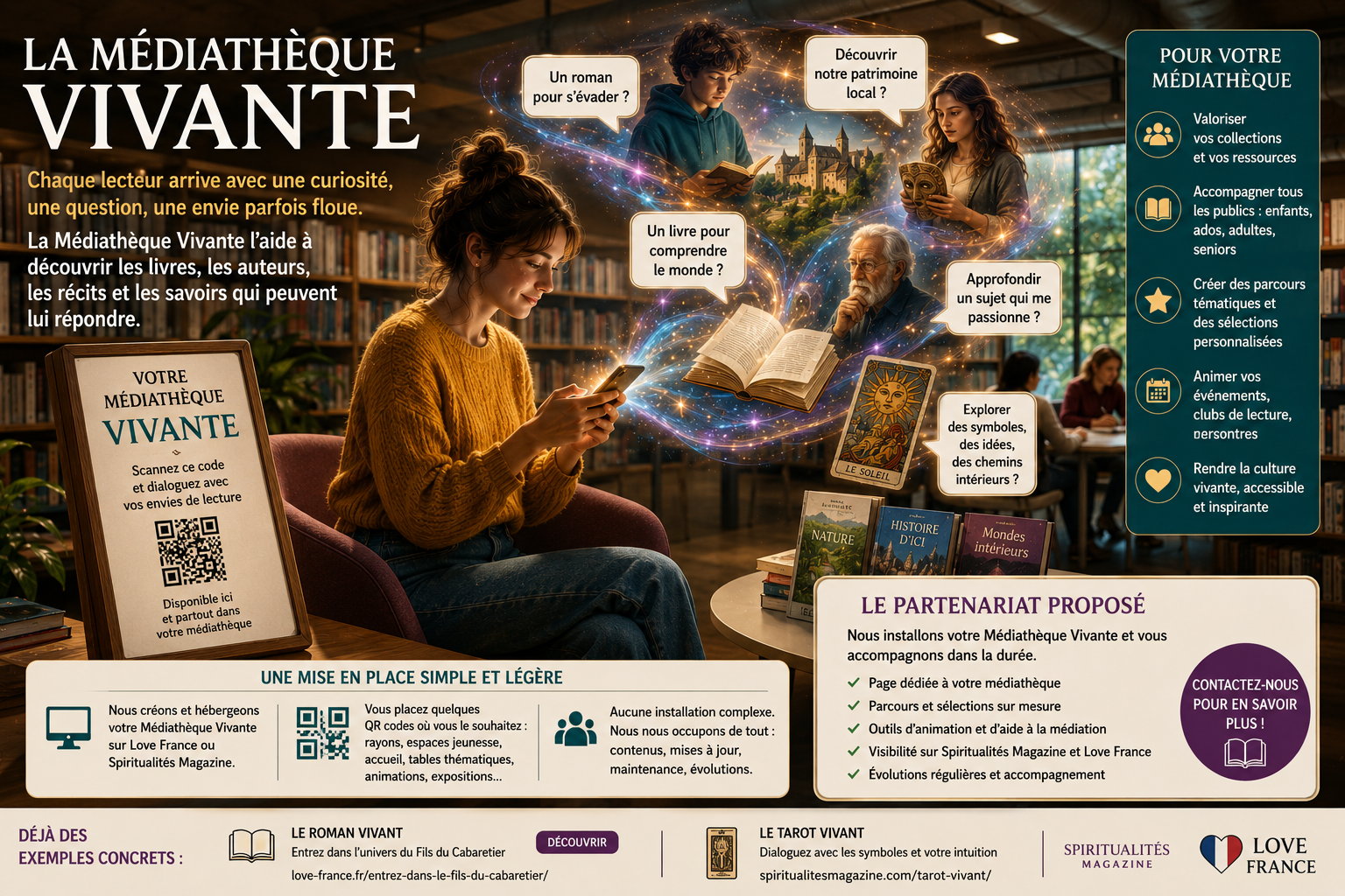 Livres vivants Médiathèques