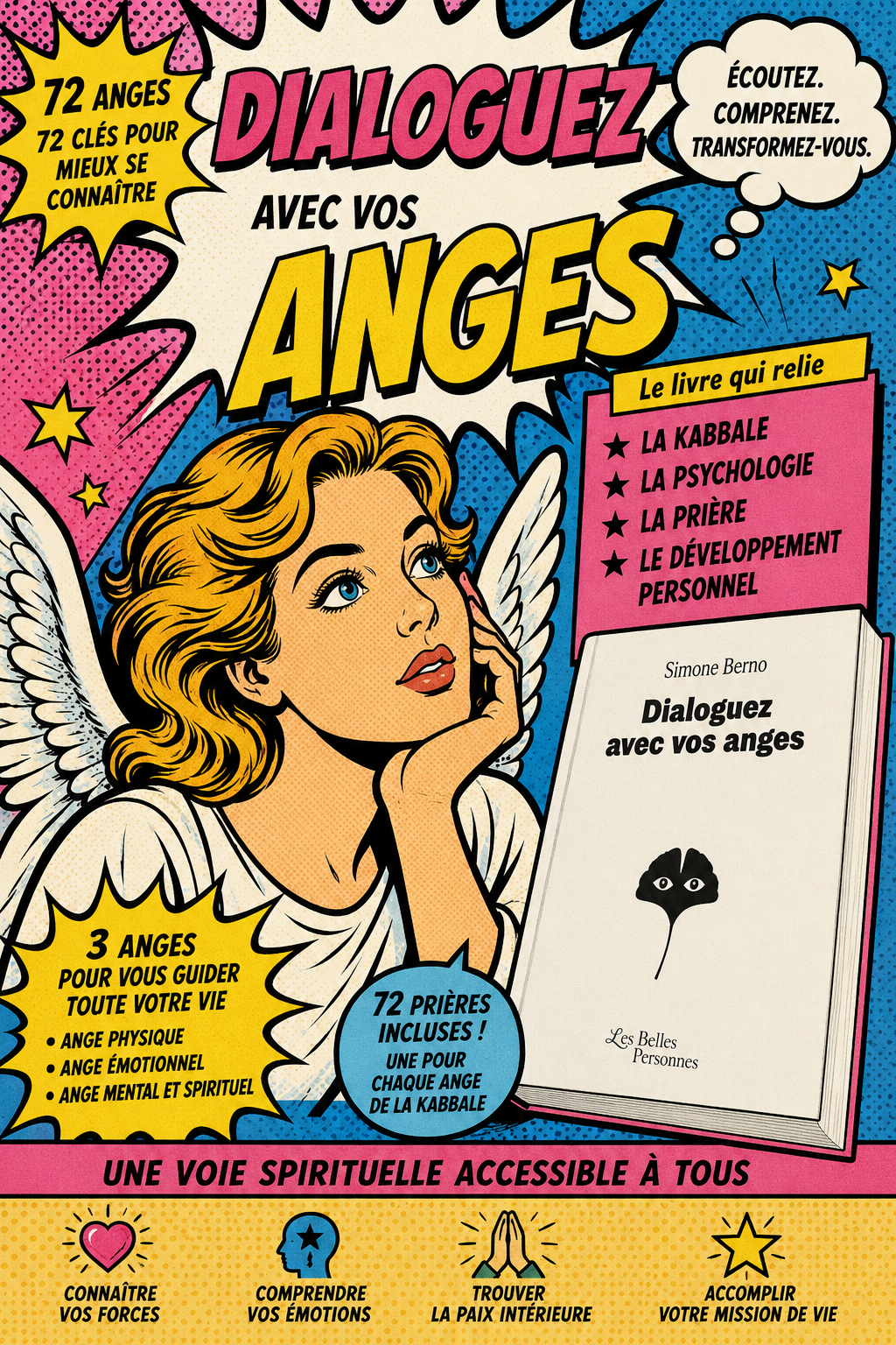 Dialoguez avec vos anges - Simone Berno - 72 anges de la Kabbale