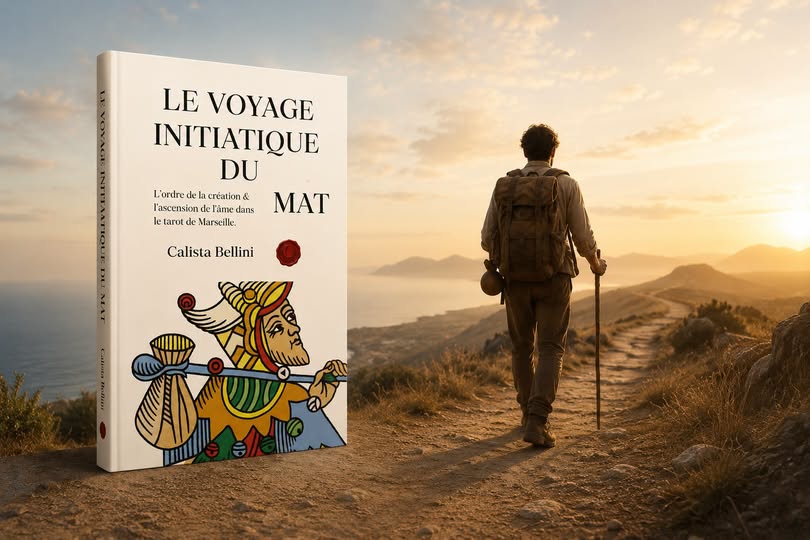 Le Voyage initiatique du Mat – Calista Bellini Le Voyage initiatique du Mat de Calista Bellini, livre consacré au Tarot de Marseille et au chemin initiatique
