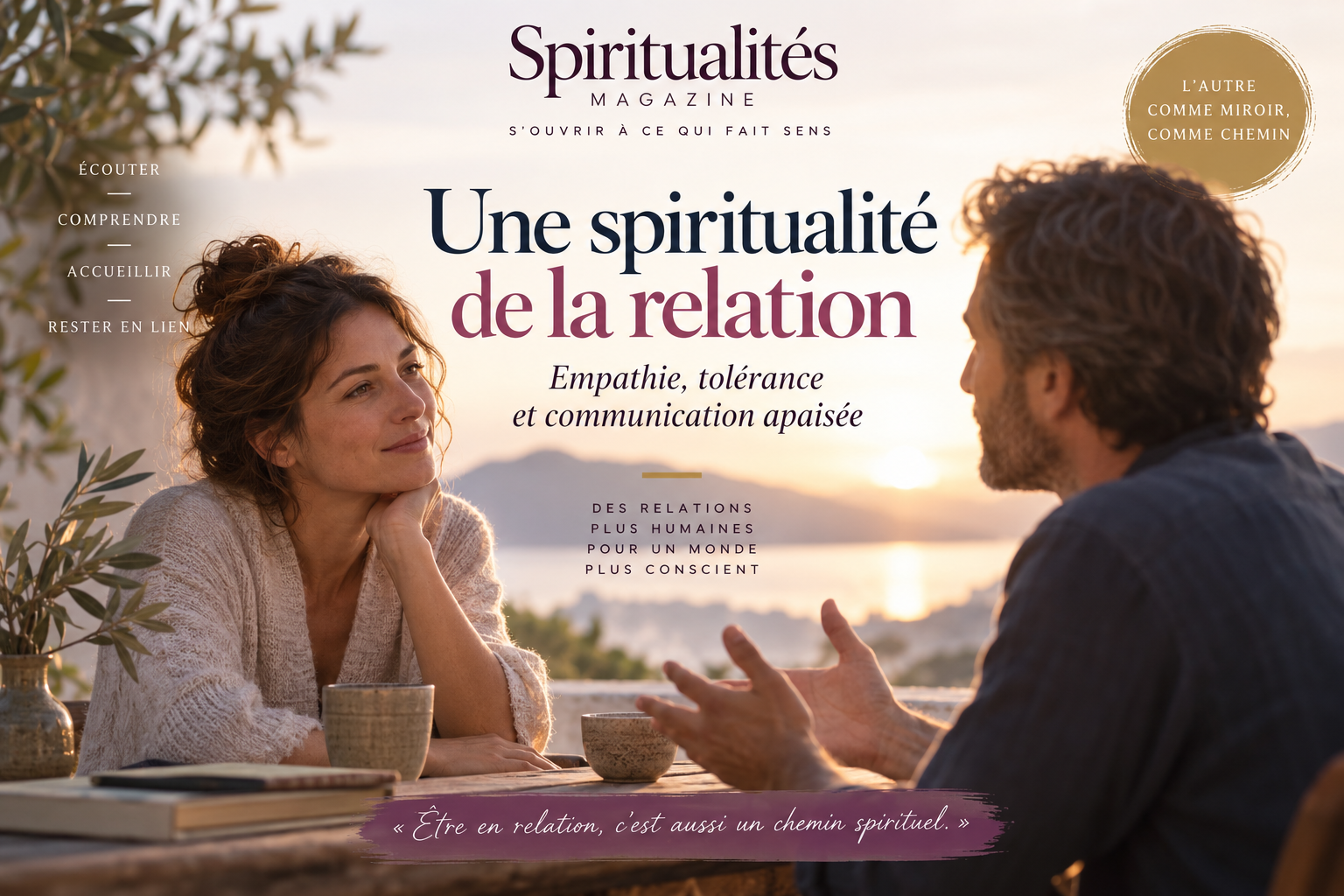 Spiritualité de la relation : empathie et communication apaisée